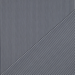 Tissu coton - fines rayures marine