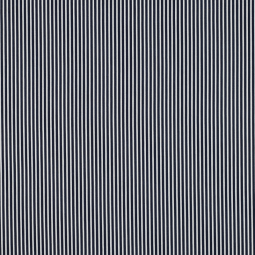 Tissu coton - fines rayures marine
