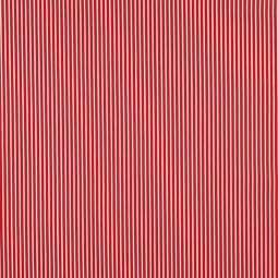 Tissu coton - fines rayures rouge