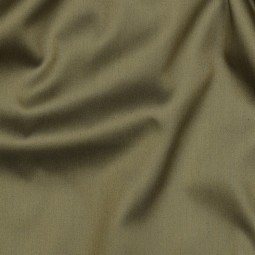 Tissu coton uni satiné - Vert mousse