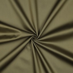 Tissu coton uni satiné - Vert mousse