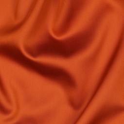 Tissu coton uni satiné - Citrouille