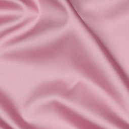 Tissu coton uni satiné - Rose pâle