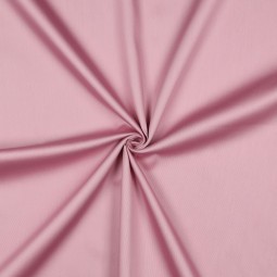 Tissu coton uni satiné - Rose pâle