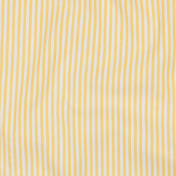 Tissu chambray - Fines rayures jaune