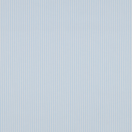 Tissu chambray - Fines rayures bleu ciel