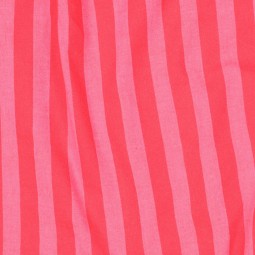 Coton rayé - Rose