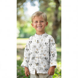 Tissu popeline - Safari animals