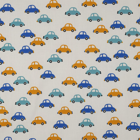 Tissu popeline - Voitures