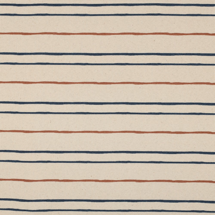 Tissu jersey côtelé - Natural stripes