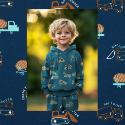 Tissu soft sweat - Véhicules pétrole