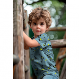 Tissu jersey - Super heroes neon