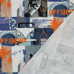 Tissu jersey - Beach blue