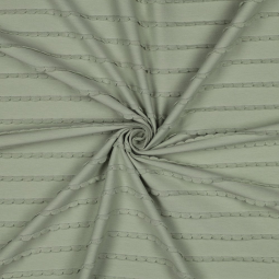 Tissu jersey - Volants vert