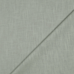 Tissu lin coton - Menthe foncé