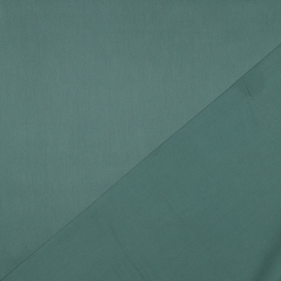 Tissu coton uni satiné - Vert foncé