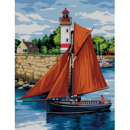 Kit de canevas Margot de Paris - Sortie du port