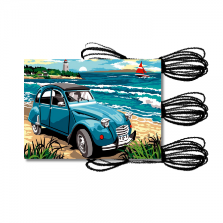 Kit de canevas Seg de Paris - Pause sur le sable