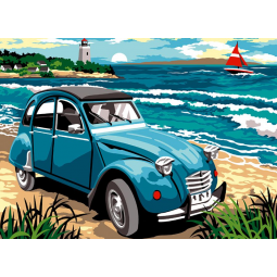 Canevas Seg de Paris - Pause sur le sable