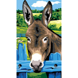 Canevas Margot de Paris - L'âne barrière