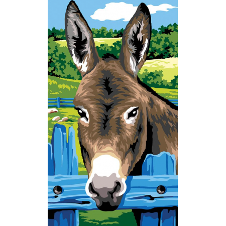 Canevas Margot de Paris - L'âne barrière