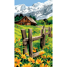 Kit de Canevas Margot de Paris - L'enclos du chalet