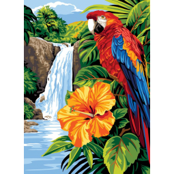 Kit de canevas Seg de Paris - Plume et flore