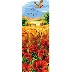 Canevas Seg de Paris - Blé et coquelicot