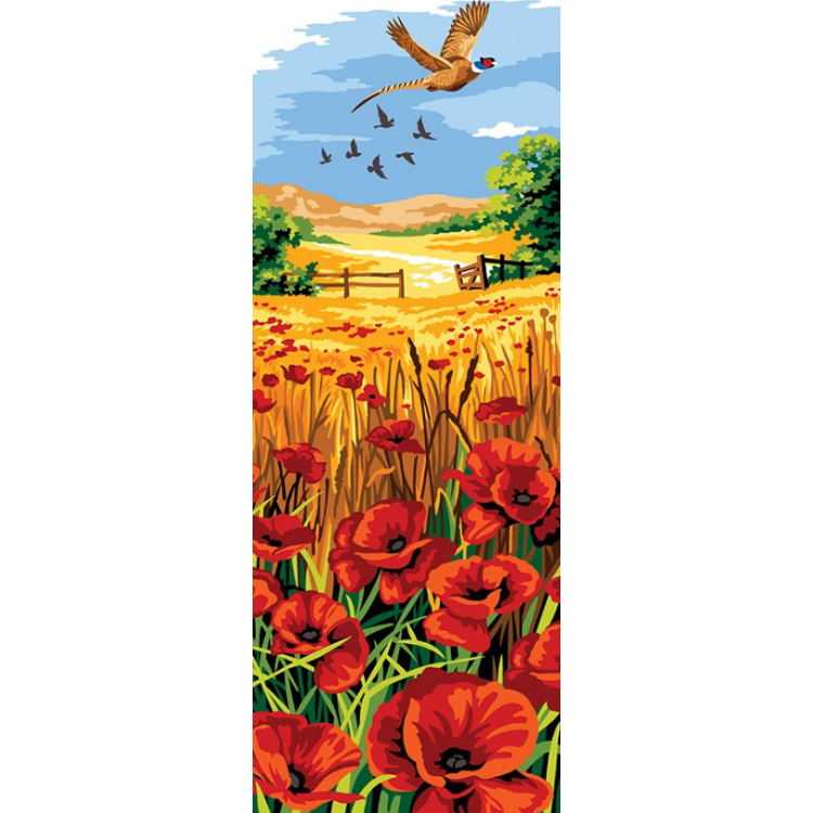 Canevas Seg de Paris - Blé et coquelicot