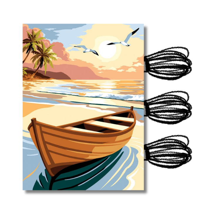 Kit de canevas Margot de Paris - Barque