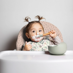 Tissu imperméable - Animaux de la forêt blanc cassé