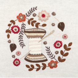 Kit de broderie - Jolie bobine d'automne