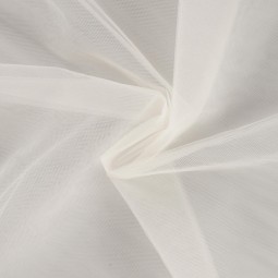 Tulle souple grande largeur - Ivoire