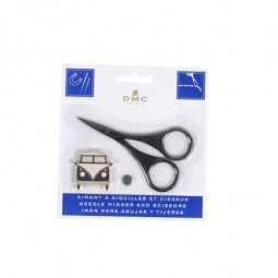 Ciseaux et aimant à aiguilles DMC
