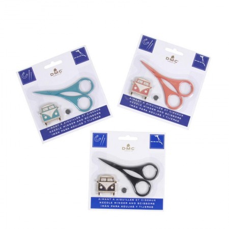Ciseaux et aimant à aiguilles DMC