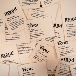 Étiquettes fantaisies Ikatee - Grand cœur