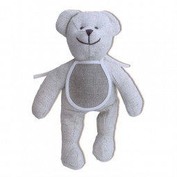 Peluche à broder - Ours tissu