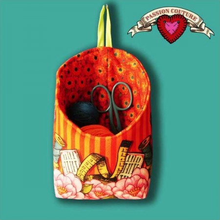 Kit de couture - Corbeille à suspendre couture passion