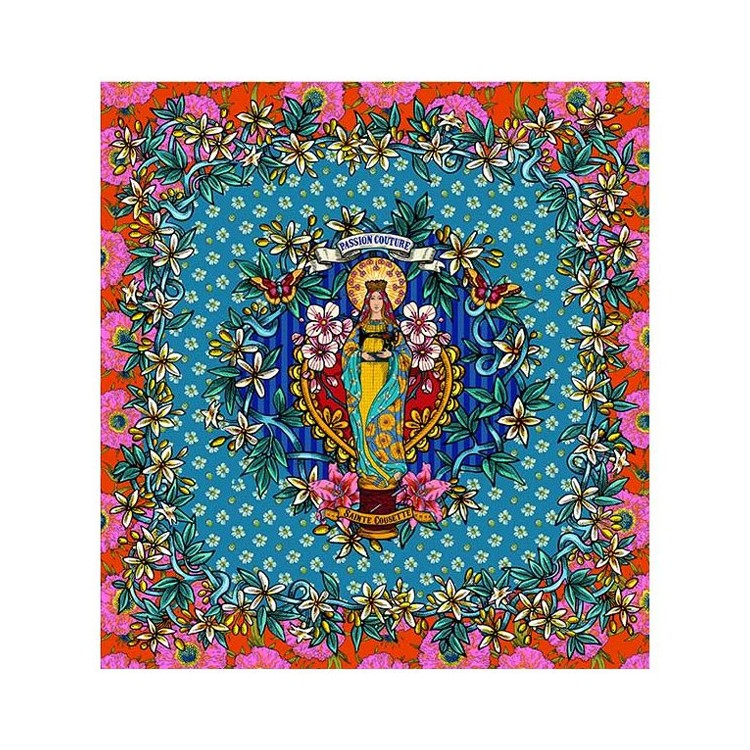 Tissu Odile Bailloeul - Panneau sainte cousette