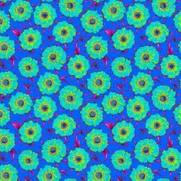 Tissu Odile Bailloeul - Jersey Saga bleu