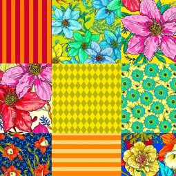 Tissu Odile Bailloeul - Patch Broceliande