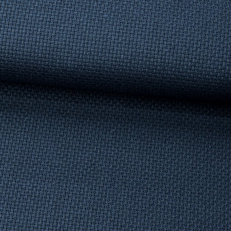 Toile à broder Aïda 7 pts/cm - Bleu marine