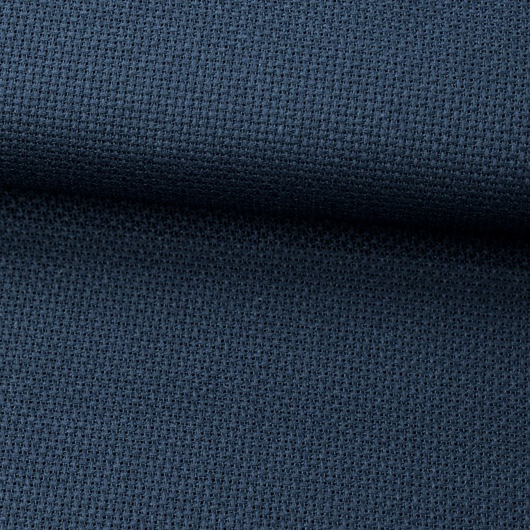 Toile à broder Aïda 7 pts/cm - Bleu marine