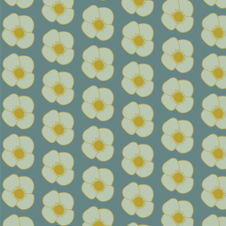 Art Gallery Fabrics - Geobloom - Joyful poppies