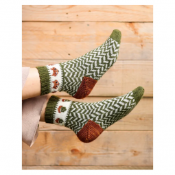 Livre - Le guide des chaussettes au tricot jacquard