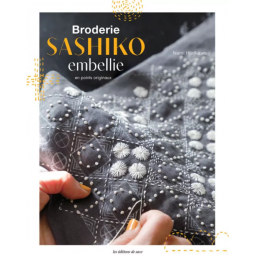 Livre - Broderie sashiko embellie en points originaux