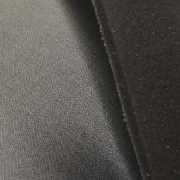 molleton mousse résille gris