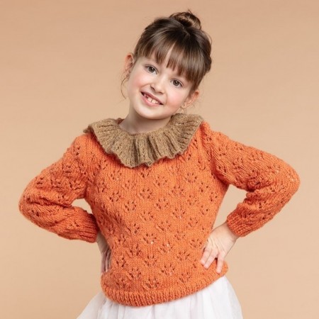 Kit de tricot - Pull à col volanté - Addict et Evanescent