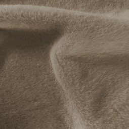 Tissu fausse fourrure - Rabbit uni galet