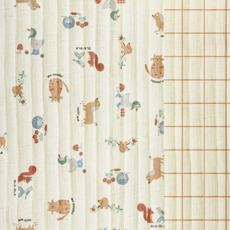 Tissu matelassé double gaze - Cakett & Jacques